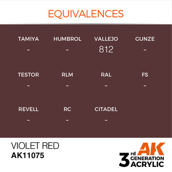 AK-11075 VIOLET RED 17 ML