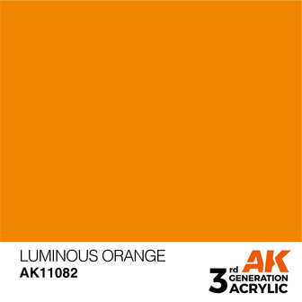 AK-11082 LUMINOUS ORANGE 17 ML