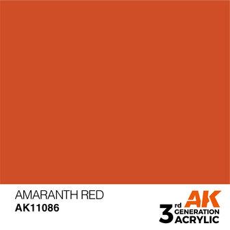 AK-11086 AMARANTH RED 17 ML