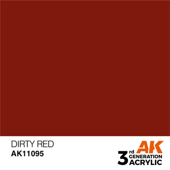 AK-11095 DIRTY RED 17 ML