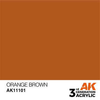 AK-11101 ORANGE BROWN 17 ML