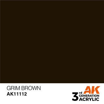 AK-11112 GRIM BROWN 17 ML