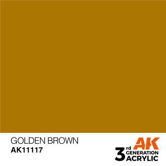 AK-11117 GOLDEN BROWN 17 ML