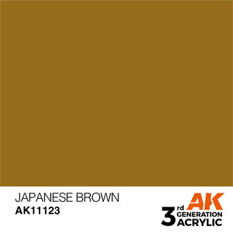 AK-11123  JAPANESE BROWN 17 ML