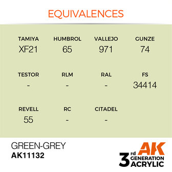 AK-11132 GREEN-GREY 17 ML