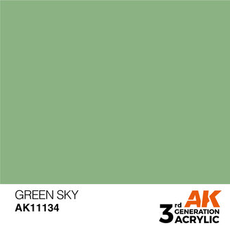 AK-11134 GREEN SKY 17 ML  