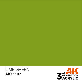 AK-11137 LIME GREEN 17 ML