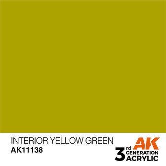 AK-11138 INTERIOR YELLOW GREEN 17 ML