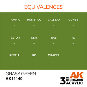 AK-11140 GRASS GREEN 17 ML 