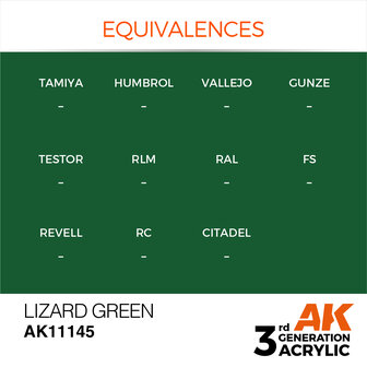 AK-11145 LIZARD GREEN 17 ML