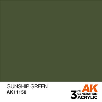 AK-11150 GUNSHIP GREEN 17 ML