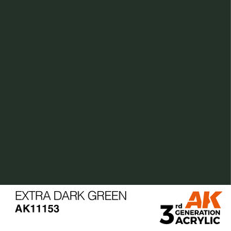 AK-11153 EXTRA DARK GREEN 17 ML