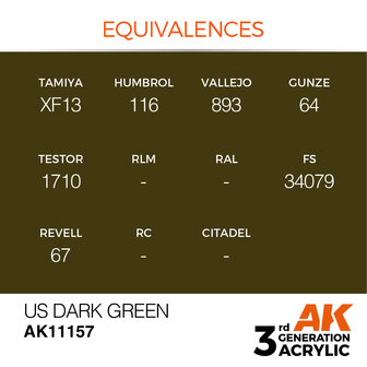 AK-11157 US DARK GREEN 17 ML