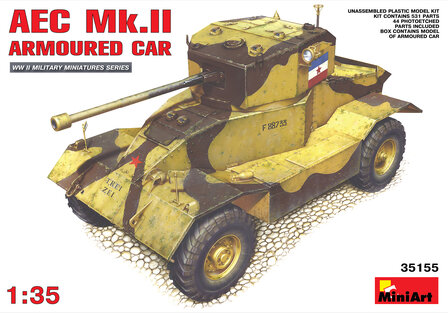 MINIART 35155 AEC MK.2 ARMOURED CAR 1/35