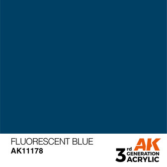 AK-11178 FLUORESCENT BLUE 17 ML