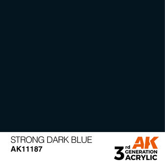 AK-11187 STRONG DARK BLUE 17 ML