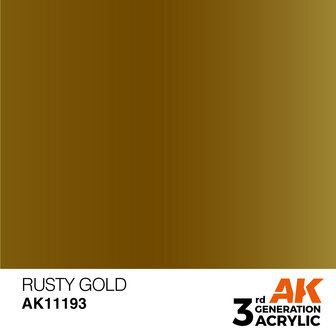 AK-11193 RUSTY GOLD METALLIC 17 ML