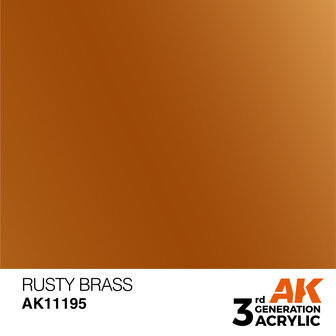 AK-11195 RUSTY BRASS METALLIC 17 ML