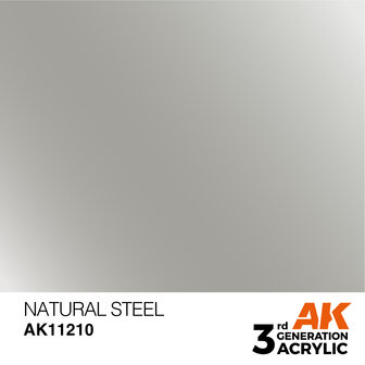 AK-11210 NATURAL STEEL METALLIC 17 ML