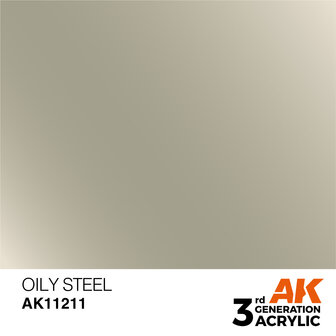 AK-11211 OILY STEEL METALLIC 17 ML