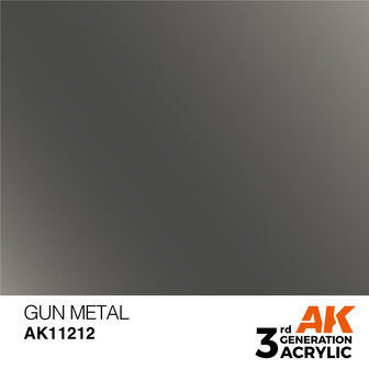 AK-11212 GUN METAL METALLIC 17 ML