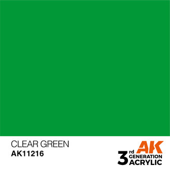 AK-11216 CLEAR GREEN 17 ML