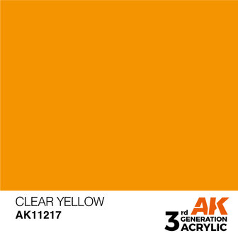 AK-11217 CLEAR YELLOW 17 ML