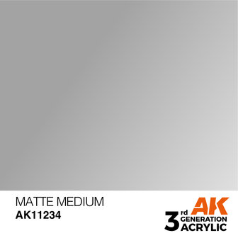 AK-11234 MATTE MEDIUM 17 ML