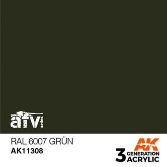AK-11308 RAL 6007 GR&Uuml;N 17 ML