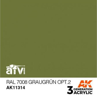 AK-11314 RAL 7008 GRAUGR&Uuml;N OPT 2 17 ML