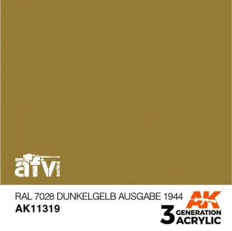 AK-11319 RAL 7028 DUNKELGELB AUSGABE 1944 17 ML