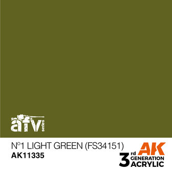 AK-11335 N&ordm;1 LIGHT GREEN (FS34151) 17 ML