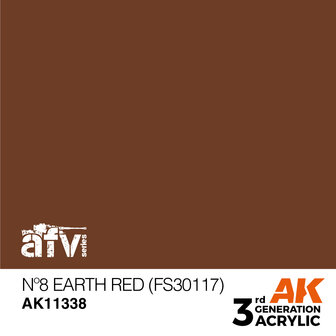 AK-11338 N&ordm;8 EARTH RED (FS30117) 17 ML