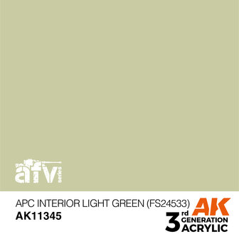 AK-11345 APC INTERIOR LIGHT GREEN (FS24533) 17 ML