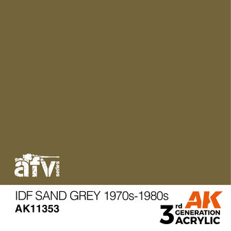 AK-11353 IDF SAND GREY 1970S-1980S 17 ML