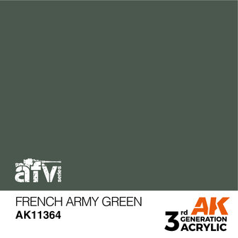 AK-11364 FRENCH ARMY GREEN 17 ML