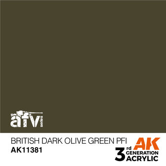 AK-11381 BRITISH DARK OLIVE GREEN PFI 17 ML