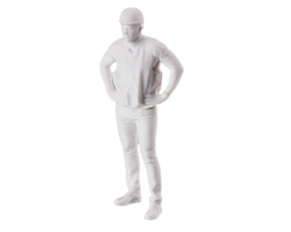 KRICK 64190 FIGUR ARBEITER STEHEND 3D RESIN 1/32