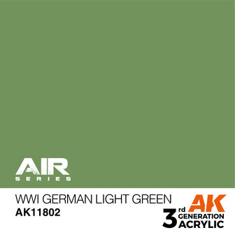 AK-11802 WWI GERMAN LIGHT GREEN 17 ML