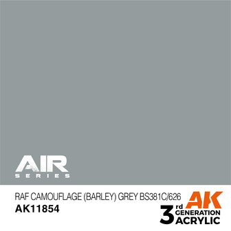 AK-11854 RAF CAMOUFLAGE (BARLEY) GREY BS381C/626 17 ML