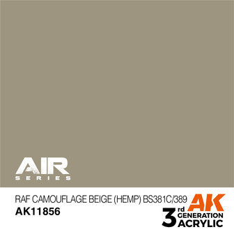 AK-11856 RAF CAMOUFLAGE BEIGE (HEMP) BS381C/389 17 ML