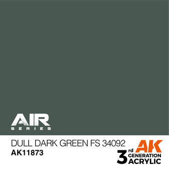 AK-11873 DULL DARK GREEN FS 34092 17 ML