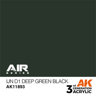 AK-11893 IJN D1 DEEP GREEN BLACK 17 ML