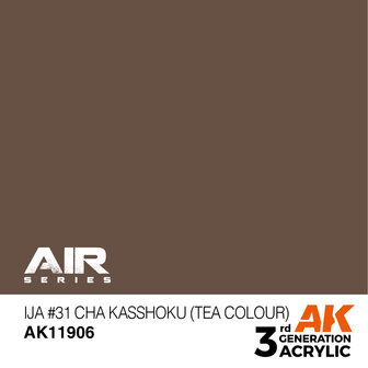 AK-11906 IJA #31 CHA KASSHOKU (TEA COLOUR) 17 ML