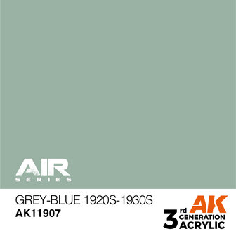 AK-11907 GREY-BLUE 1920S-1930S 17 ML