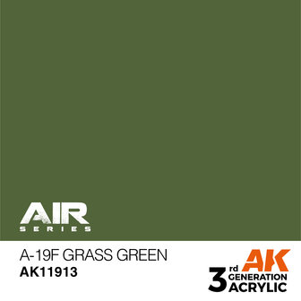 AK-11913 A-19F GRASS GREEN 17 ML