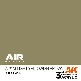 AK-11914 A-21M LIGHT YELLOWISH BROWN 17 ML