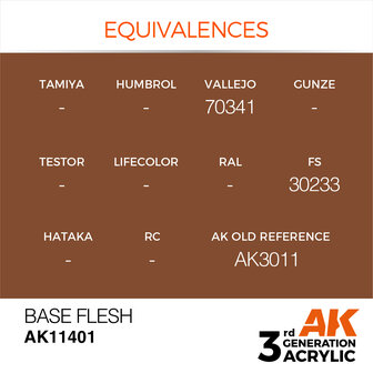 AK-11401 BASE FLESH 17 ML