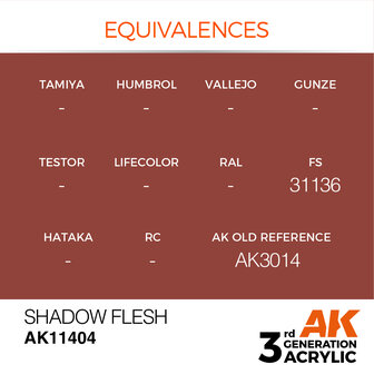 AK-11404 SHADOW FLESH 17 ML