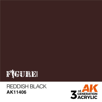 AK-11406 REDDISH BLACK 17 ML
